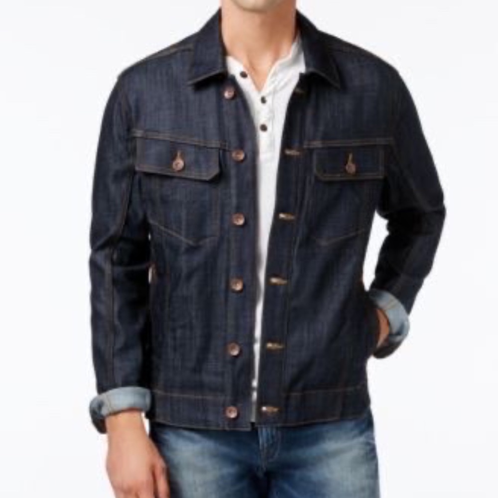 William Rast Men's Denim Trucker Jacket